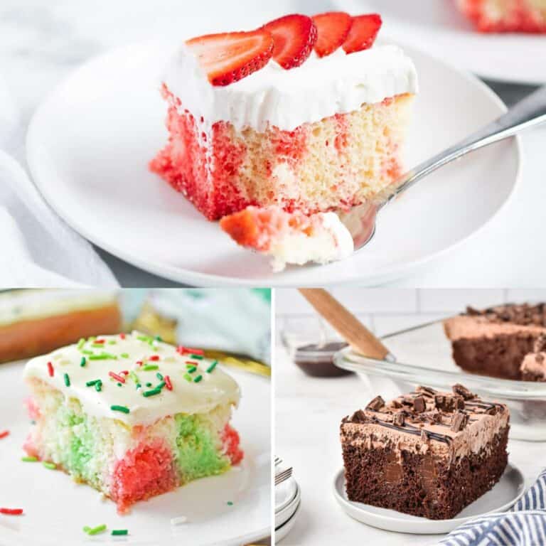 20 Easy Christmas Poke Cake Recipes