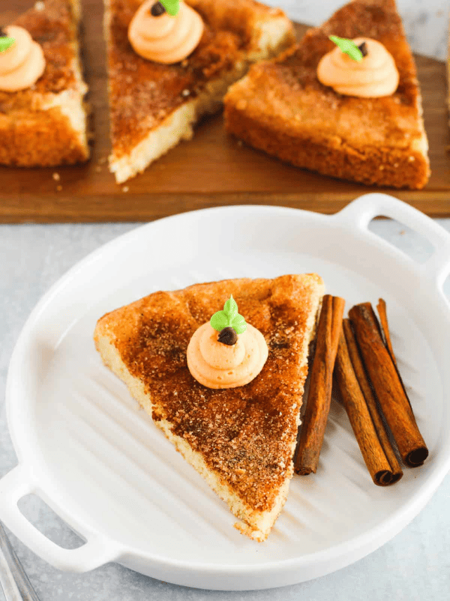 Easy Snickerdoodle Cookie Cake Recipe Story Cupcakes and Cutlery