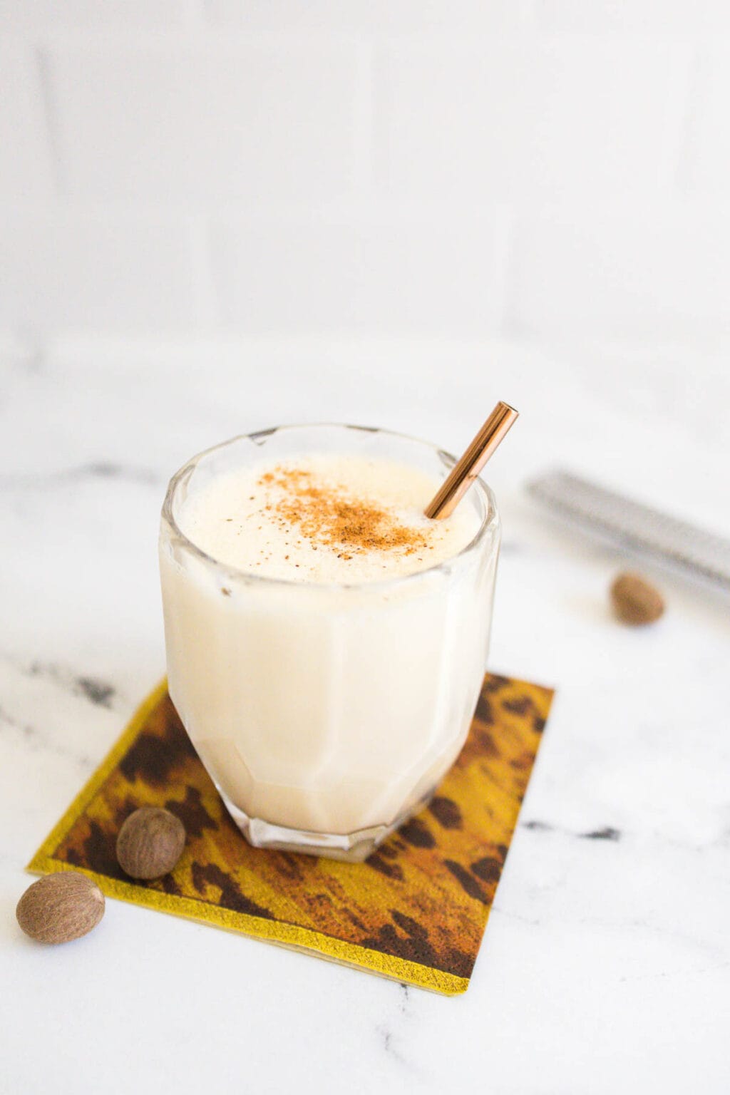 Easy Eggnog Daiquiri Recipe (Frozen Eggnog Cocktail)