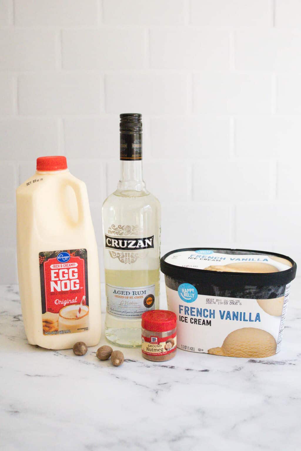 Easy Eggnog Daiquiri Recipe (Frozen Eggnog Cocktail)