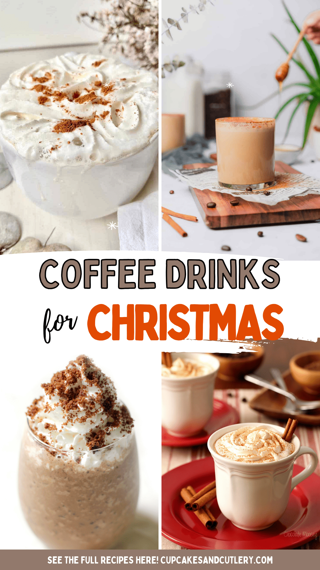 25 Festive Christmas Coffee Drinks to Try This Winter - Cupcakes and